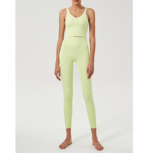 Magas derék párnázott U-alakú jógakészlet