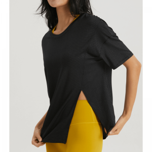 Osztott onyak egységes színű jóga pólók