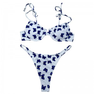 Pillangónyakkendő párnázott fürdőruhák