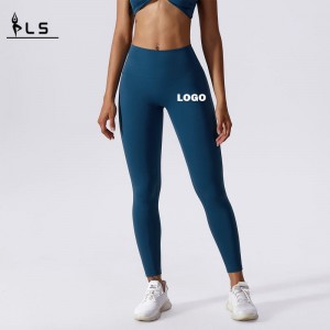 SC101112 Stretch kompressziós zökkenőmentes futó jóga lábak, de emelje fel a magas derékú sportnői tornaterem jóganadrág zsákmány Leggings