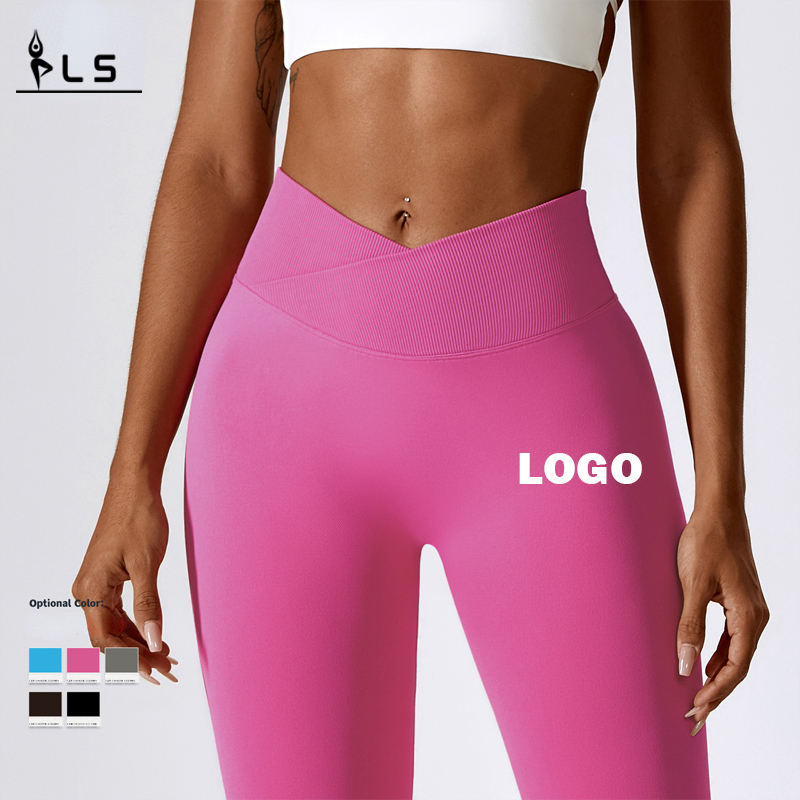 SC10122 Booty Pants Women Nők a Butt emelő jóga Leggings v Shape Womens jóganadrág aktív viselés lábbeli zökkenőmentes